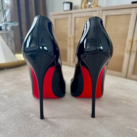 Christian Louboutin So Kate Patent Pointed Toe 120 mm Pumps - Picture 4 of 8